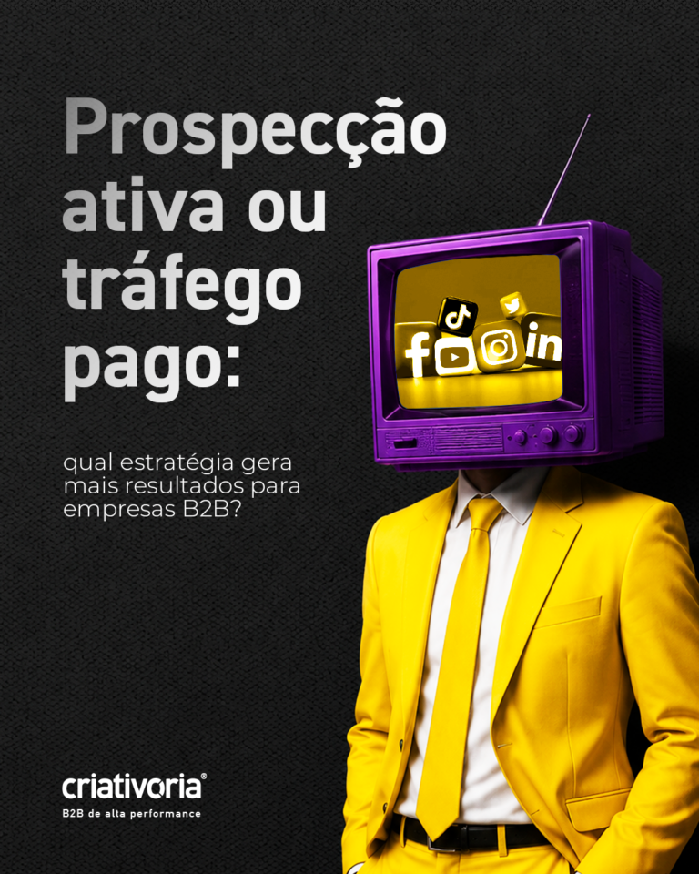 Leia mais sobre o artigo Prospecção ativa ou tráfego pago: qual estratégia gera mais resultados para empresas B2B?